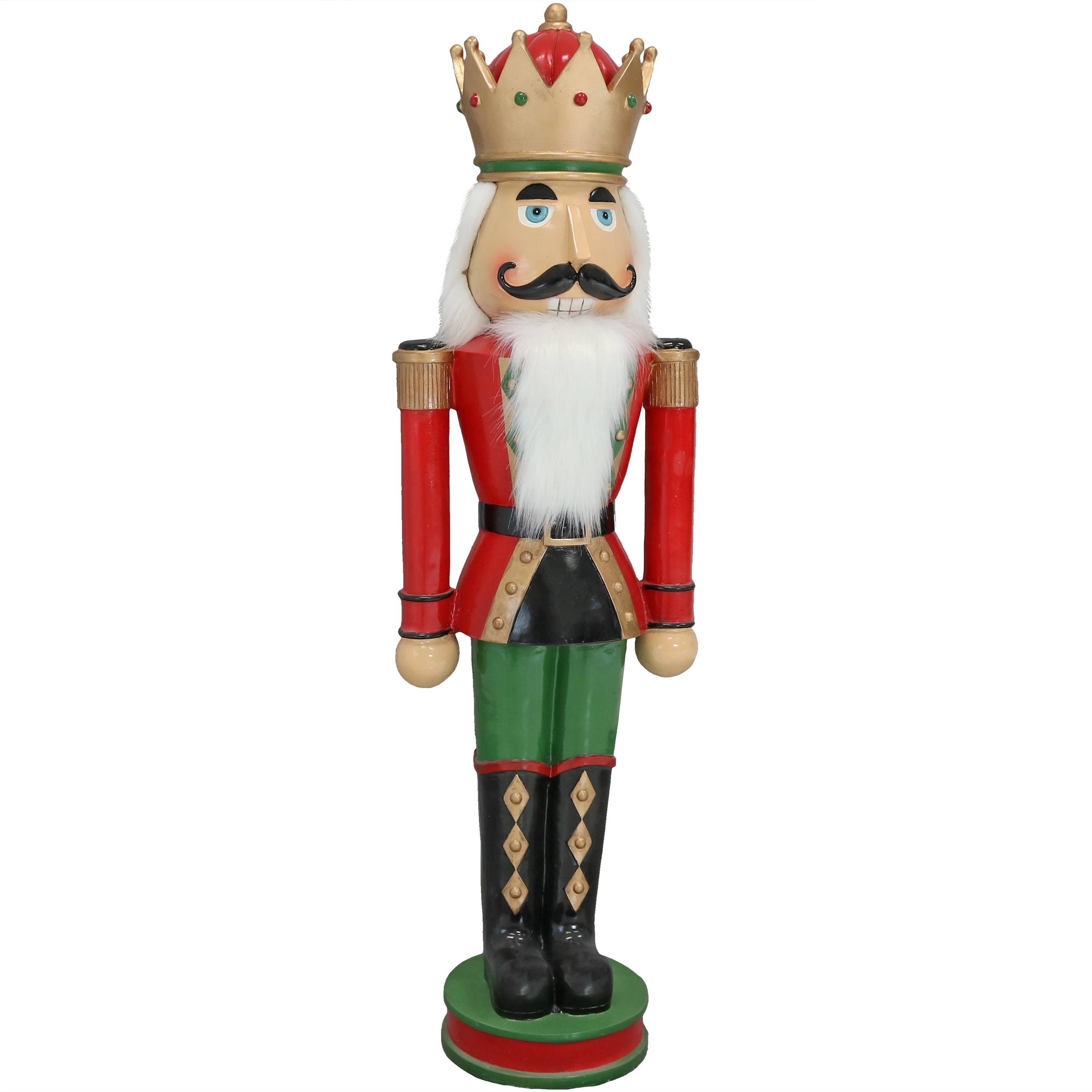 Sunnydaze Matthias the Nutcracker Prince Christmas Decoration - Outdoor Holiday Yard Decor for Festive Seasonal Display