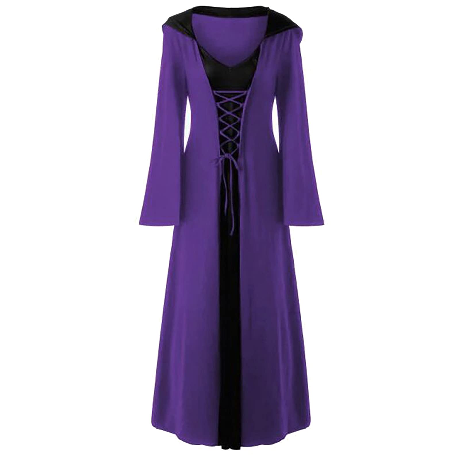 Renaissance Corset Dress for Women - Medieval Chemise Peasant Top with Lace Detailing - Gothic Irish Underdress for Cosplay, Renaissance Fairs & Historical Reenactments