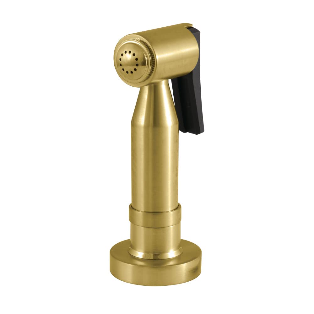 Kingston Brass CCRP21K7 Concord Brushed Brass Sprayer - Premium Kitchen Sink Faucet Spray Head for Modern & Classic Home Decor