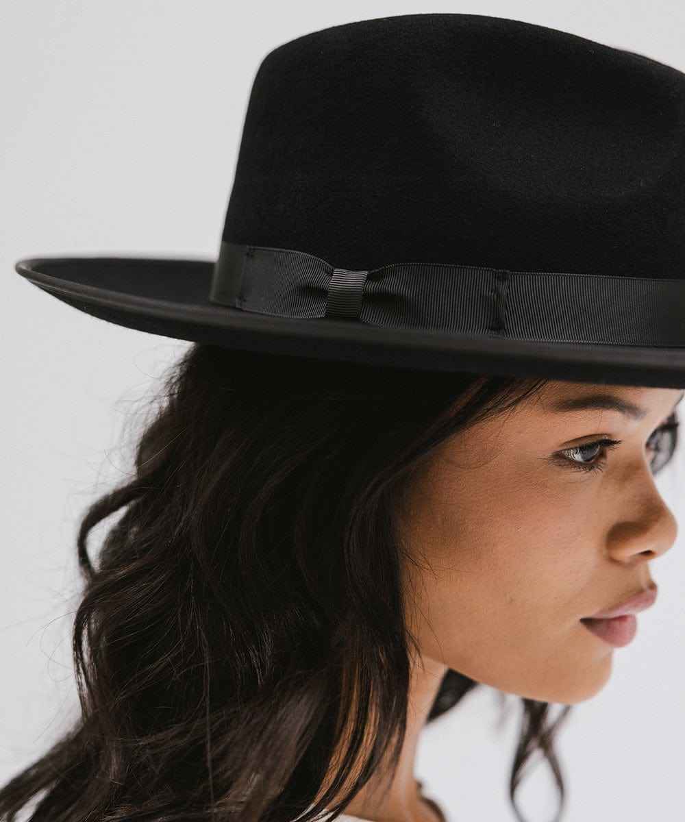 Monroe Rancher Fedora Hat for Men & Women - Western Style Cowboy Hat with Wide Brim - Perfect for Outdoor, Rodeo, and Country Music Events