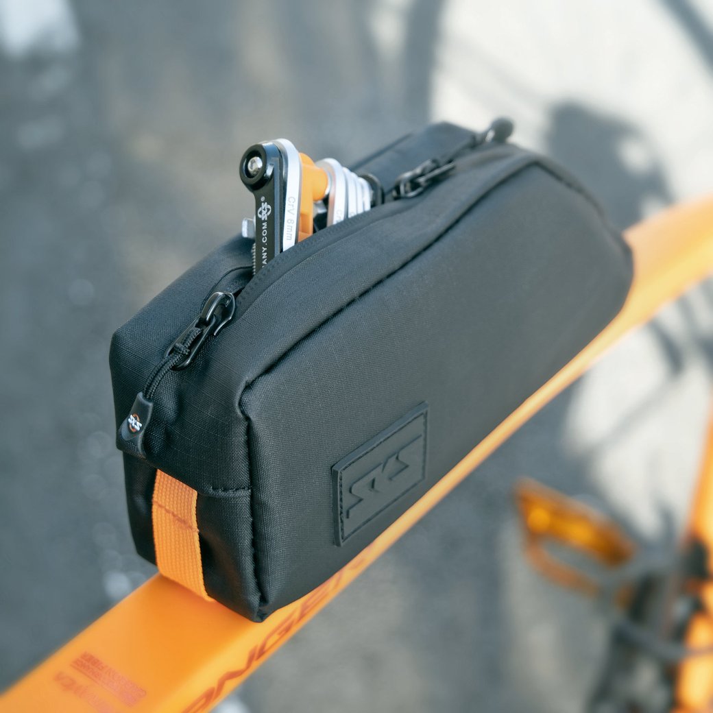 Urban Top Tube Bike Bag 0.65L - Waterproof Cycling Handlebar Storage for Phone, Keys & Essentials - Perfect for Commuting, Mountain Biking & Road Cycling