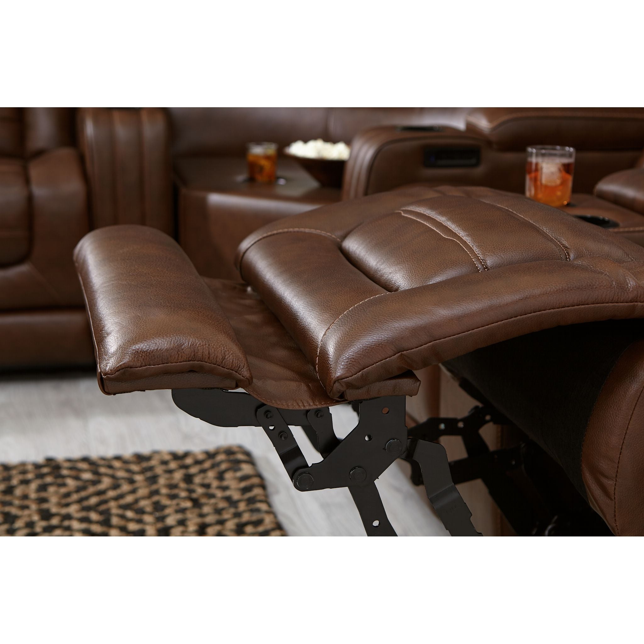 3-Piece Power Reclining Sectional Sofa Set with USB Ports - Modern L-Shaped Couch for Living Room, Home Theater & Family Gatherings