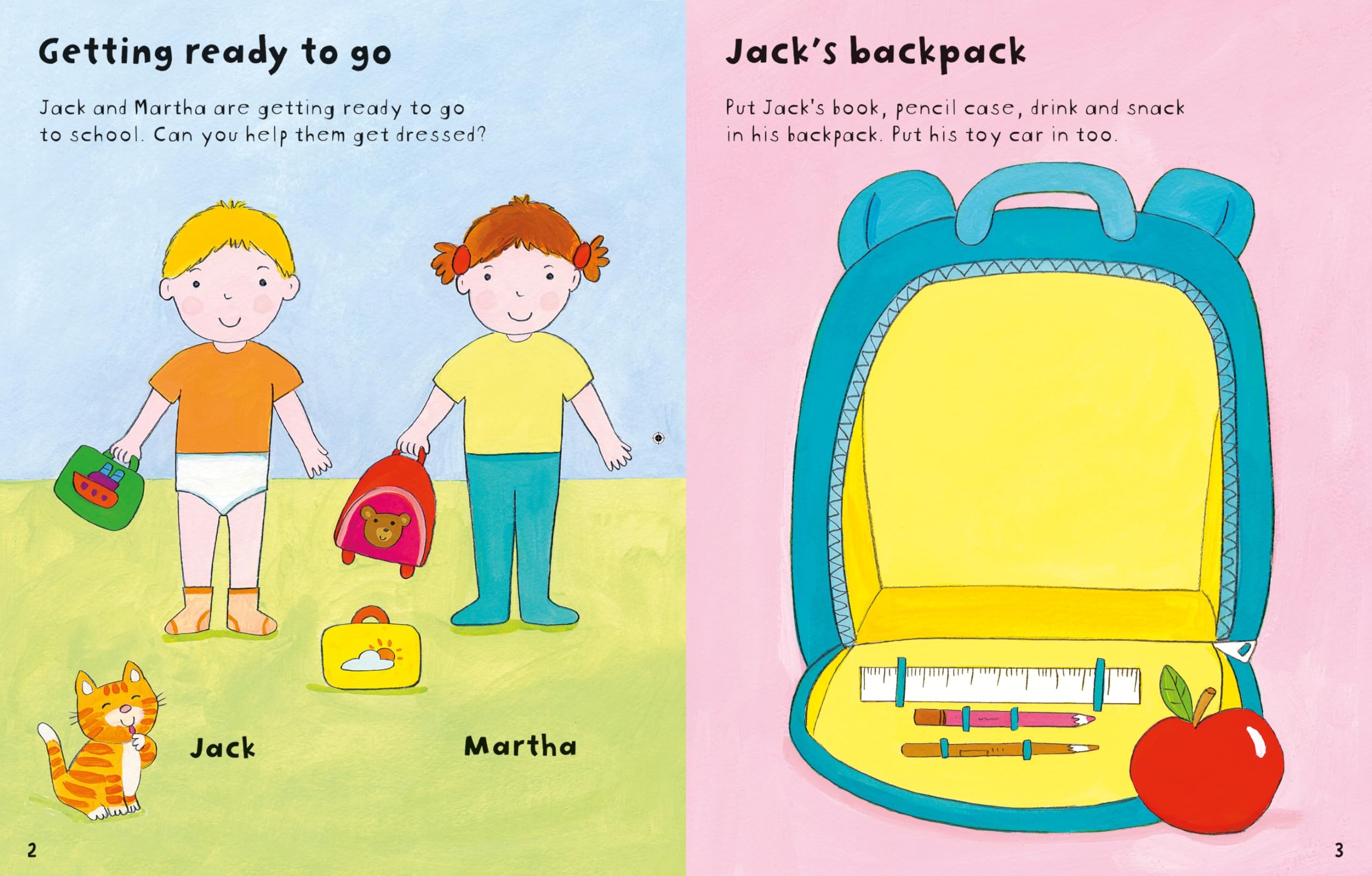 Back to School Sticker Book - Dressing Fun for Kids | Classroom & Home Learning