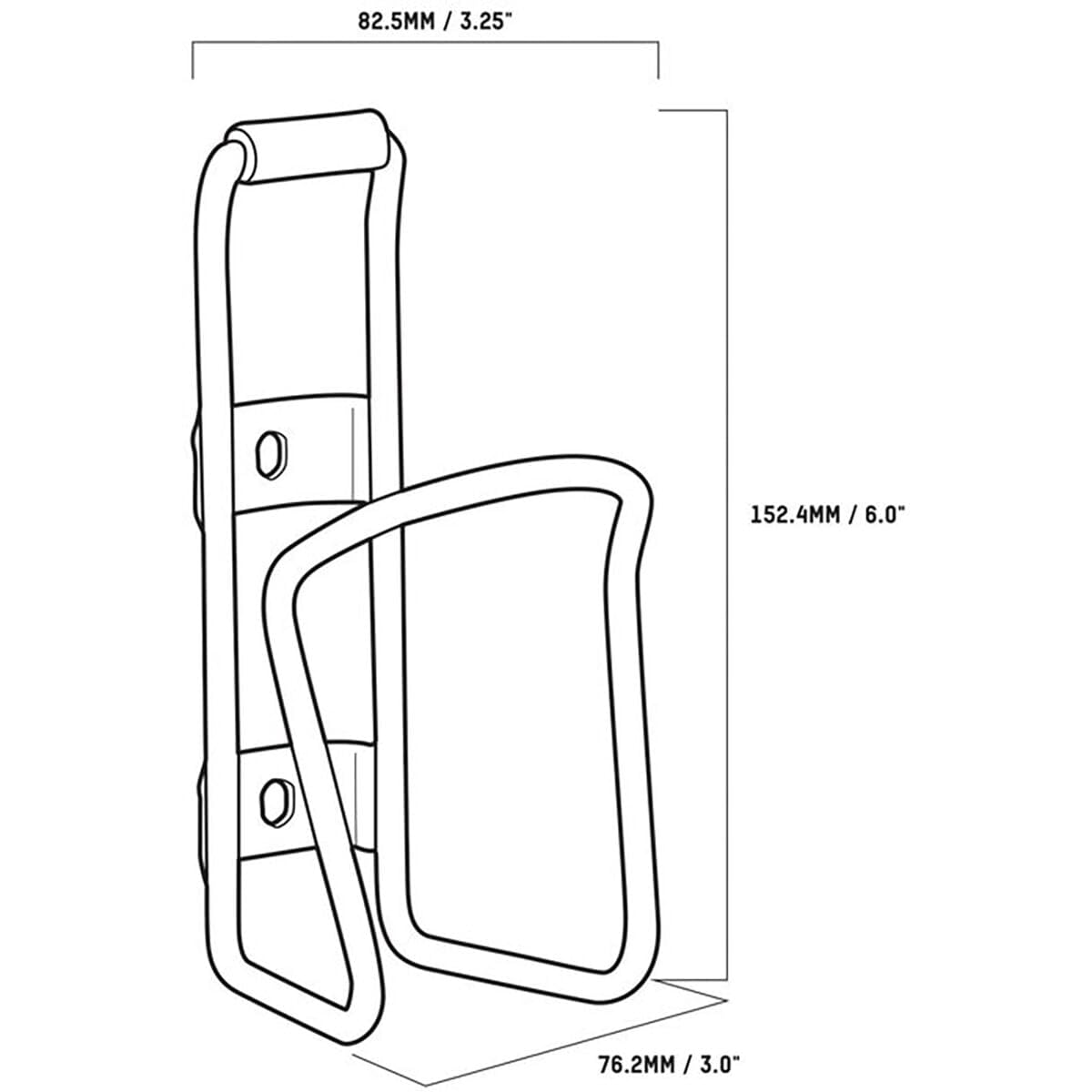 Blackburn Mountain Bike Water Bottle Cage - Lightweight & Durable Cycling Accessory for Road & Trail Bikes - Perfect for Hiking, Commuting & Outdoor Adventures