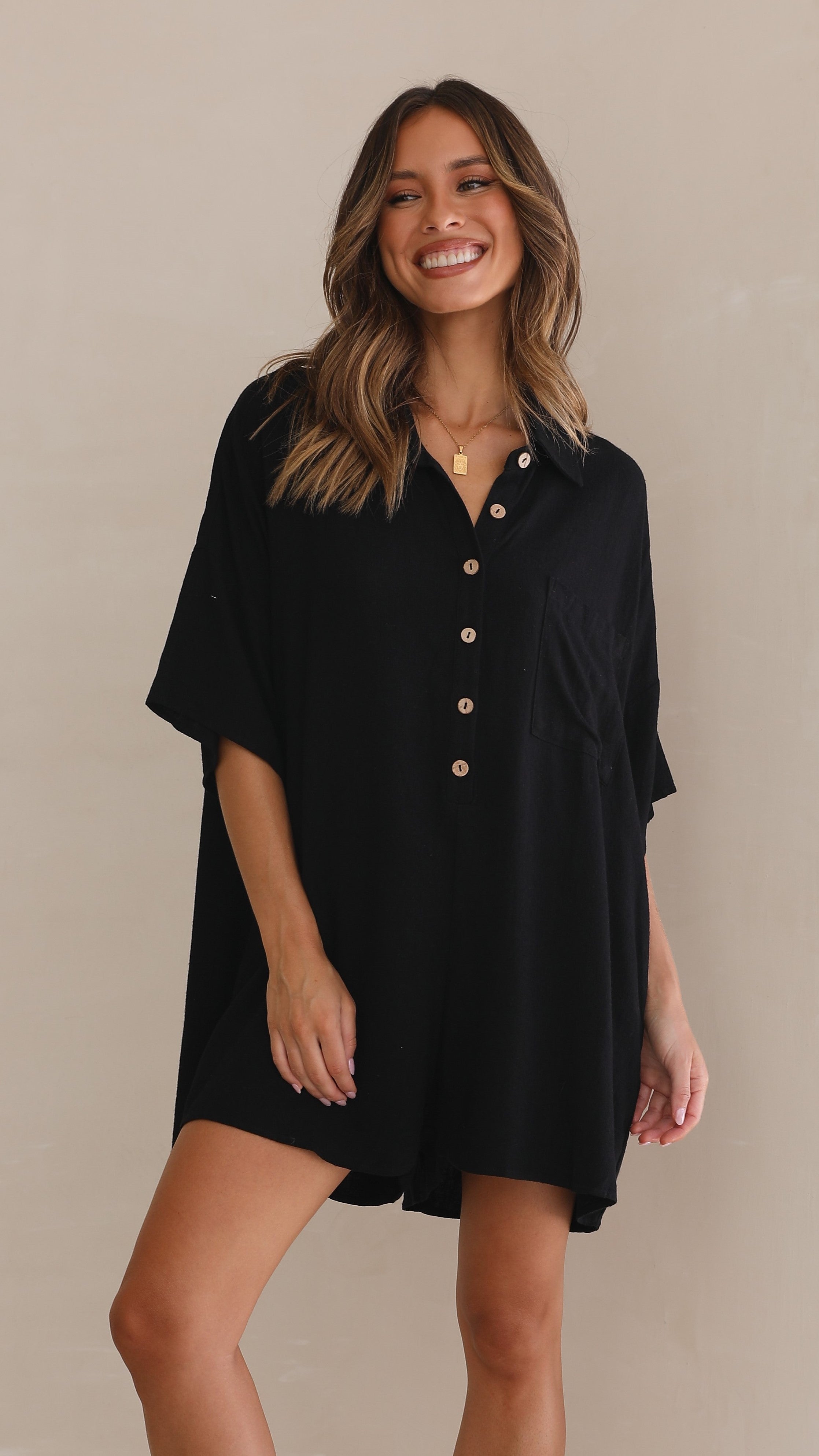 Keely Women's Black Playsuit - Stylish Jumpsuit for Summer Outfits, Beach Vacations & Casual Wear
