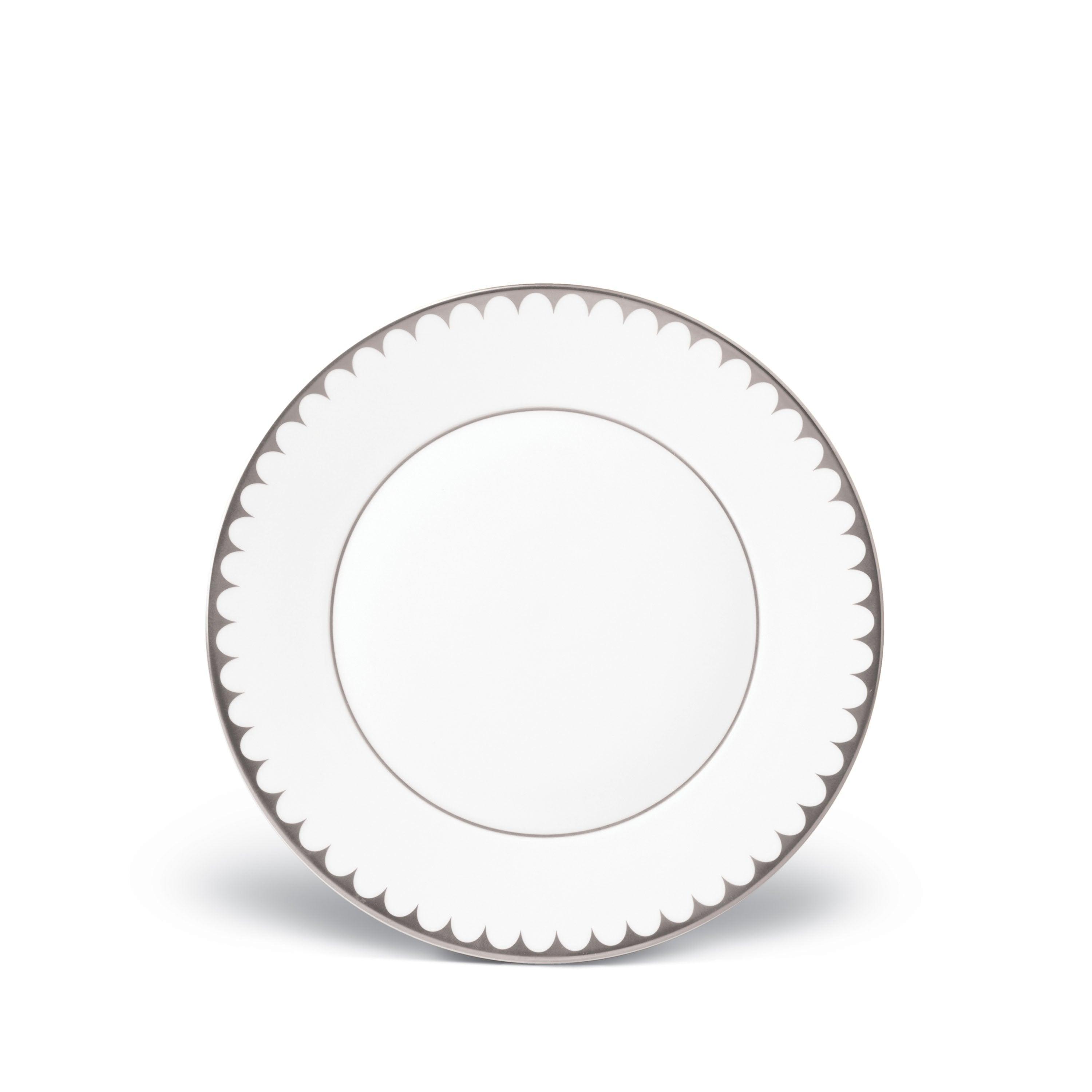 Aegean Filet Dessert Plate - Elegant Porcelain Appetizer & Cake Serving Dish for Dinner Parties, Afternoon Tea, and Special Occasions