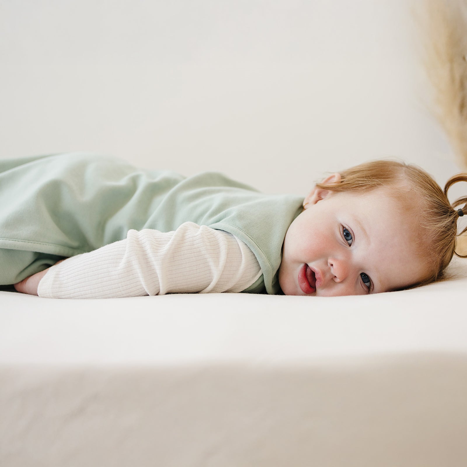 4 Season Baby Sleep Sack - Premium Merino Wool & Organic Cotton Blend for Infants 2 Months to 2 Years - Aloe-Infused for Softness - Perfect for Nursery, Daycare & Travel