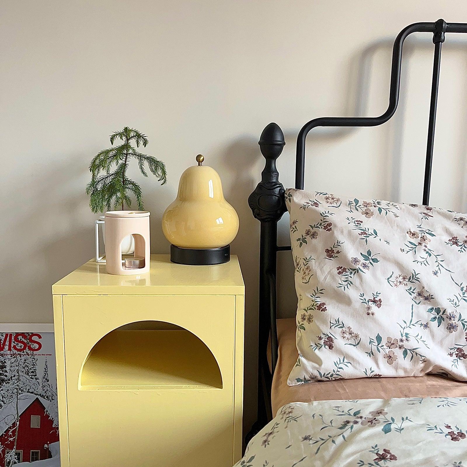 Pear Rechargeable LED Table Lamp with Built-in Battery - Perfect for Bedroom, Office, and Night Reading