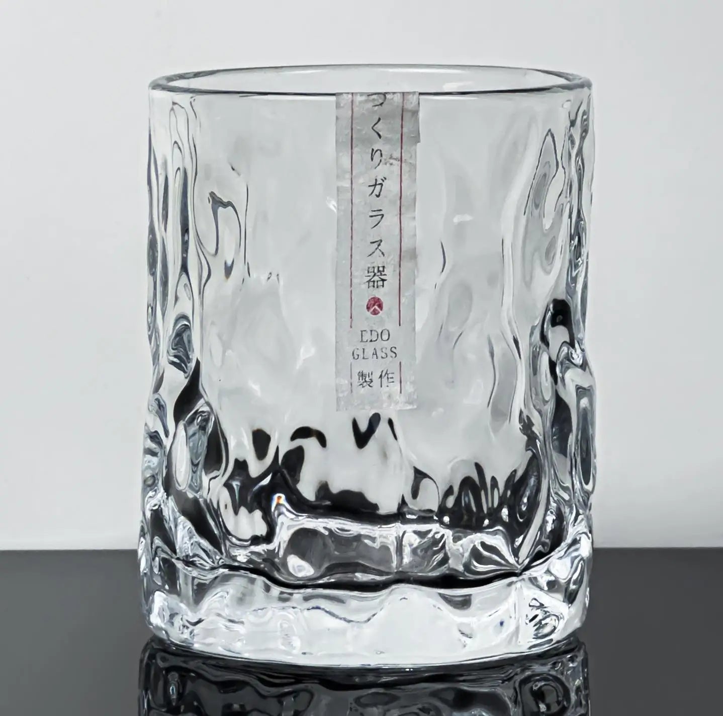 Premium Japanese Style Whisky Glass - 270ml First Snow Tumbler with Wooden Gift Box - Perfect for Whisky Lovers, Home Bar & Holiday Gifting