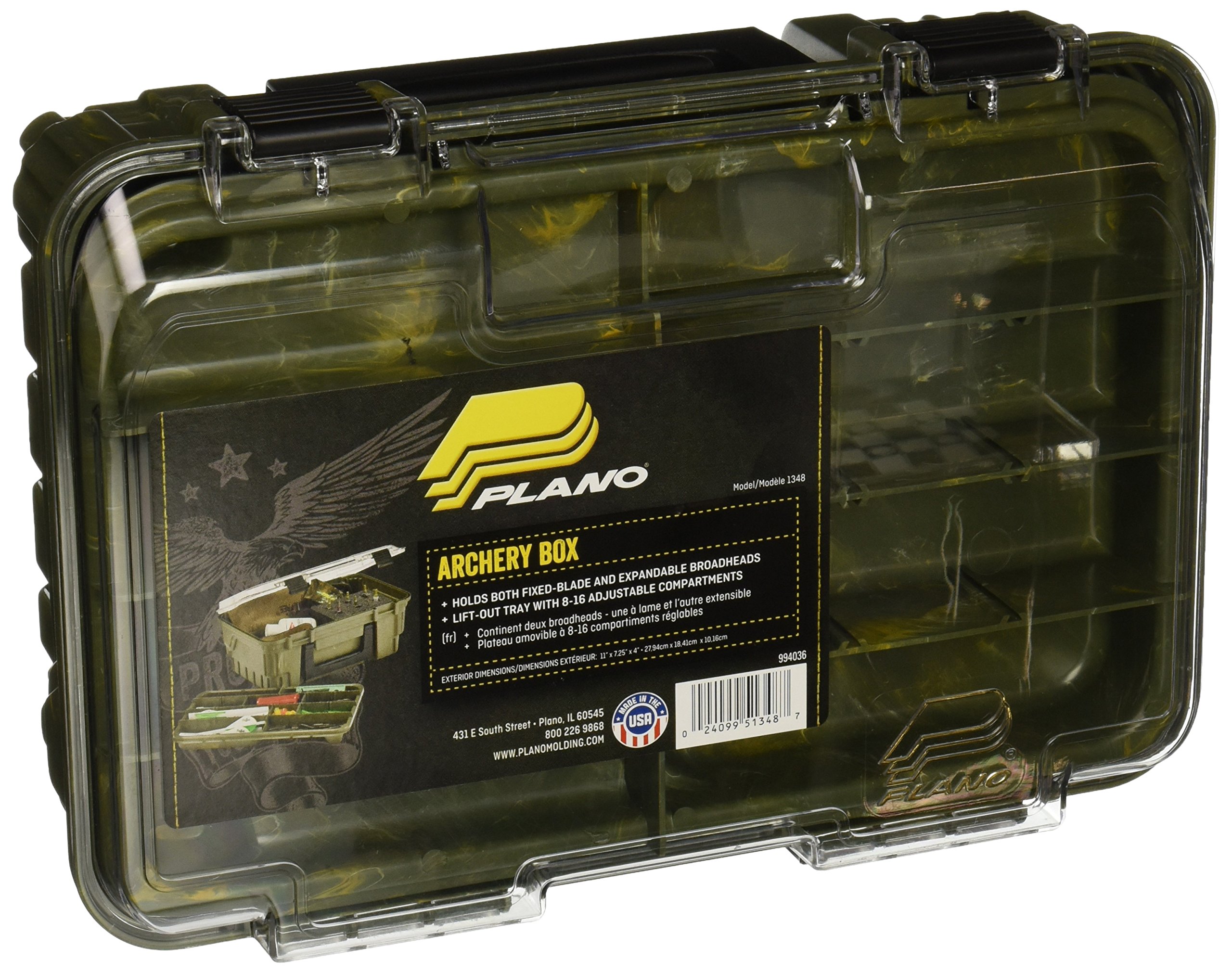 Plano Camo Archery Accessory Box - Waterproof Hunting Gear Storage Case for Bow Hunting Equipment & Outdoor Sports Accessories | Perfect for Archery Range, Hunting Trips & Camping Organization