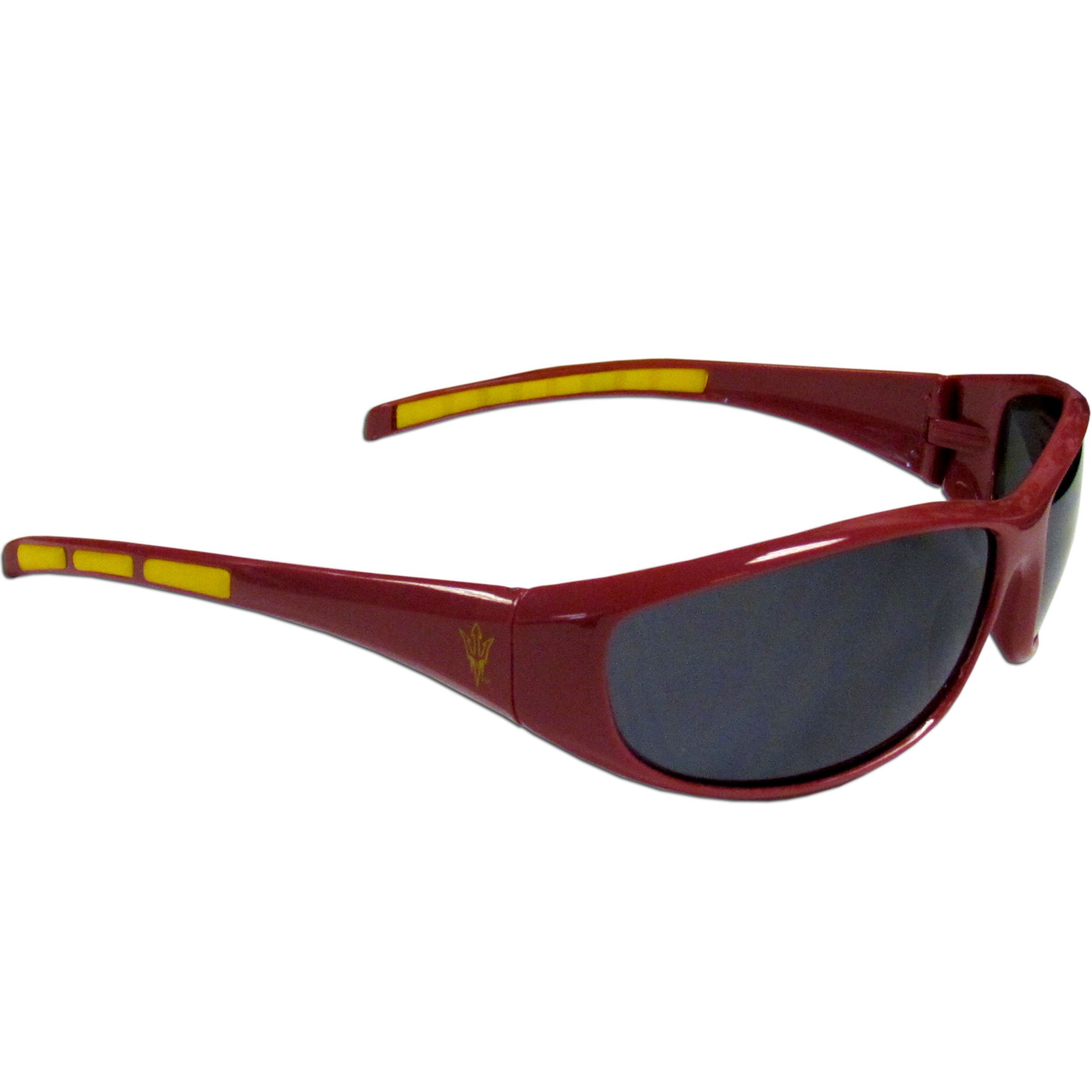 Siskiyou Sports NCAA Unisex Wrap Sunglasses for Men & Women – UV Protection, Polarized, Lightweight for Running, Cycling, and Outdoor Activities