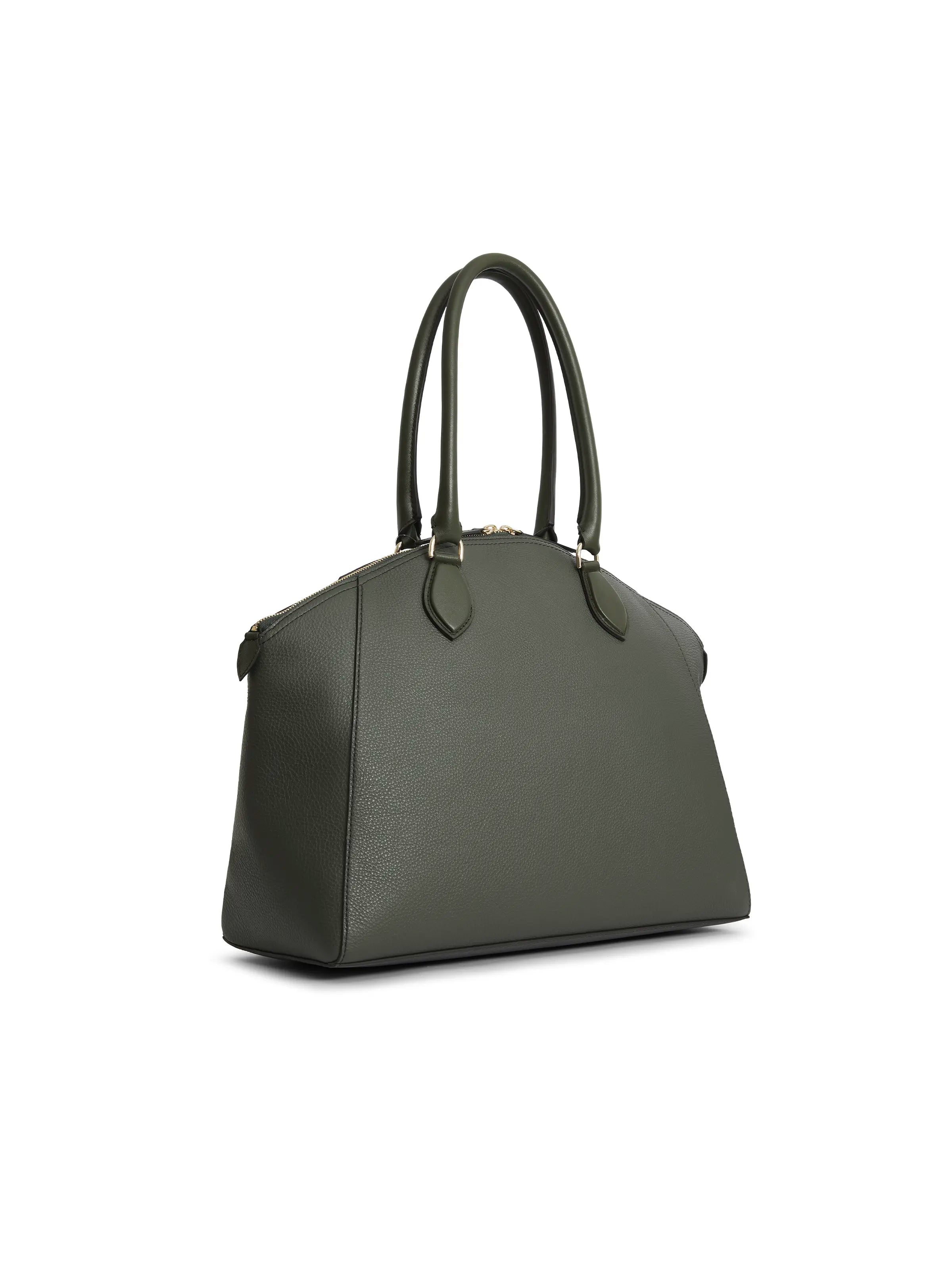 Massingham Handbag | Premium Moss Green Leather Tote for Women | Perfect for Work, Travel & Everyday Use