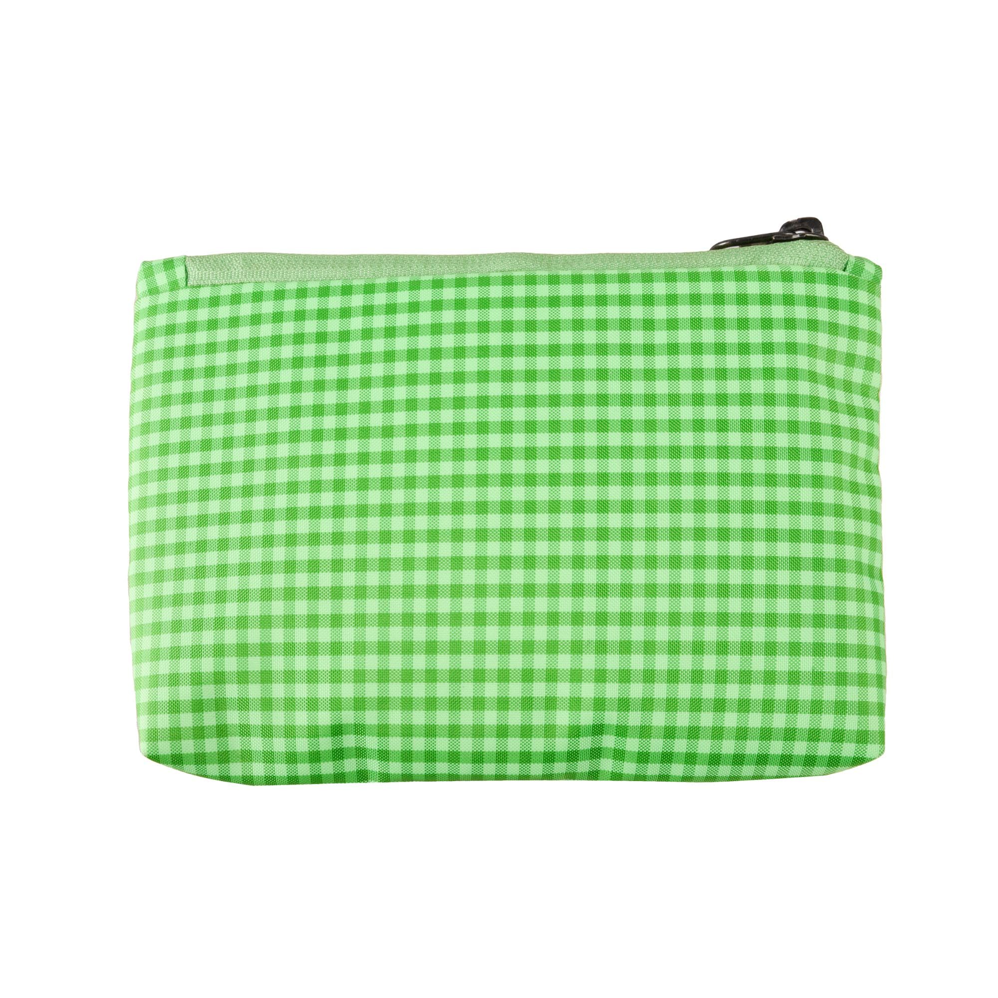 Kuber Industries 2-Pack Square Pencil Pouch for Kids - School & Office Supplies, Zippered Pen & Pencil Organizer Case (Green & Blue) - Perfect for Students, Artists & Back-to-School Essentials