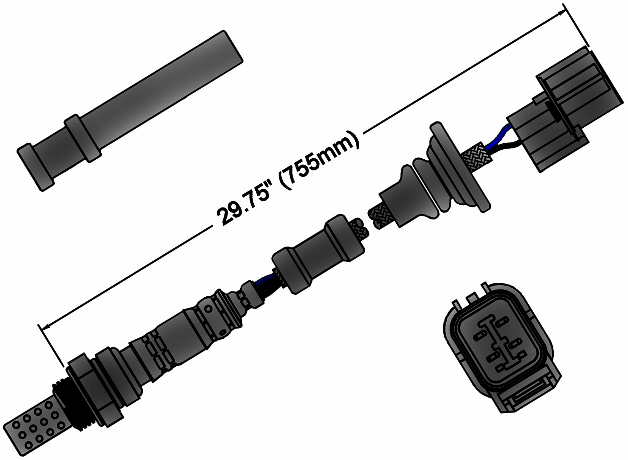 ACDelco Gold 213-1386 Heated Oxygen Sensor - Compatible with GM Vehicles - Improves Fuel Efficiency & Engine Performance - Ideal for Chevy, GMC, Buick, Cadillac Models - Perfect for Emissions Testing & Engine Diagnostics