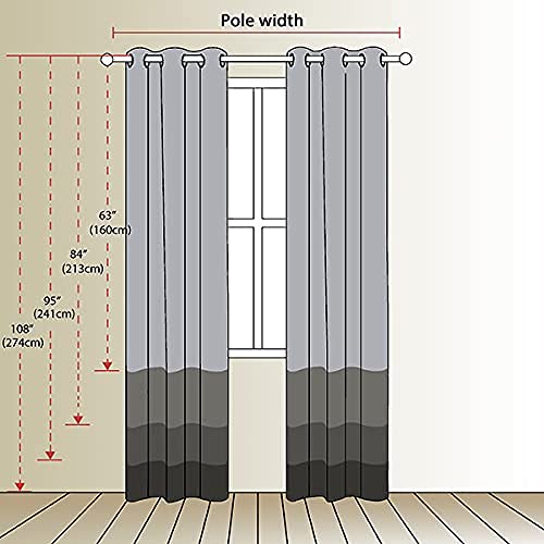 Always4u Red Plaid Grommet Curtains - Highland Woolen Look Tartan Drapes for Bedroom & Living Room - Checkered Grey & Red Window Panels (54x63 Inches) - Perfect for Cozy Winter Decor & Farmhouse Style Homes