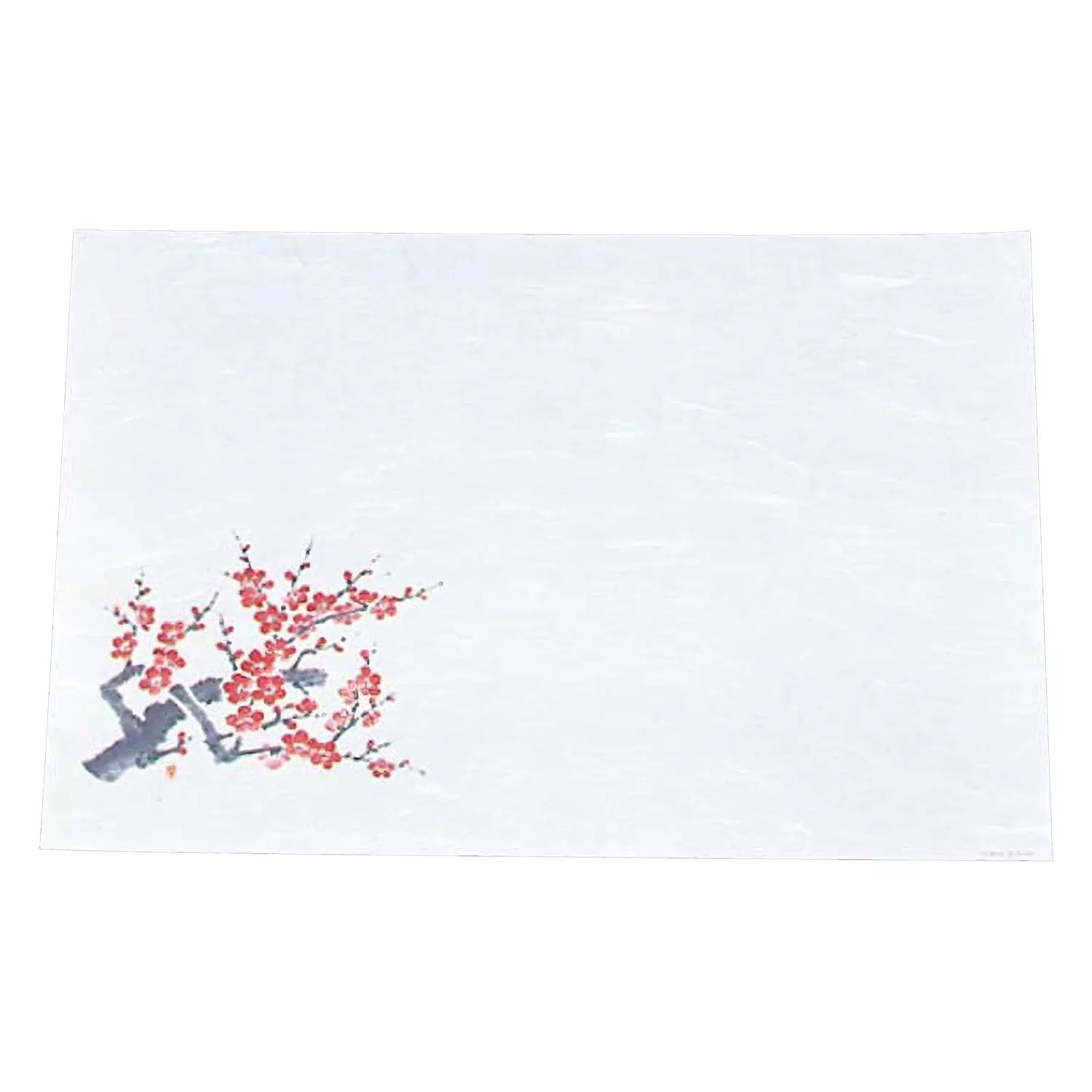 Artec Washi Paper Placemat Ume - Set of 100 Japanese Style Table Mats for Dining, Parties & Home Decor | Eco-Friendly & Disposable