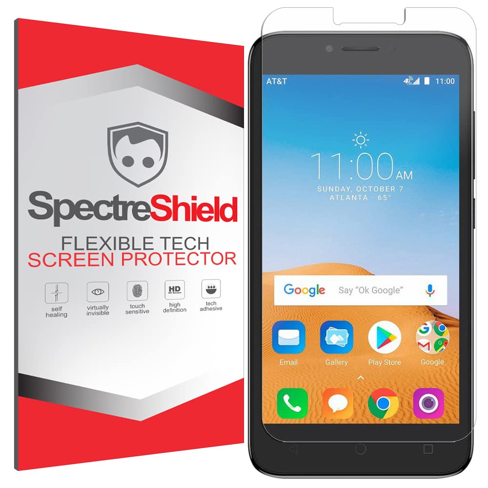 Spectre Shield Screen Protector for Alcatel Tetra - Case Friendly, Flexible TPU Film with Full Coverage - Perfect for Everyday Protection & Outdoor Activities