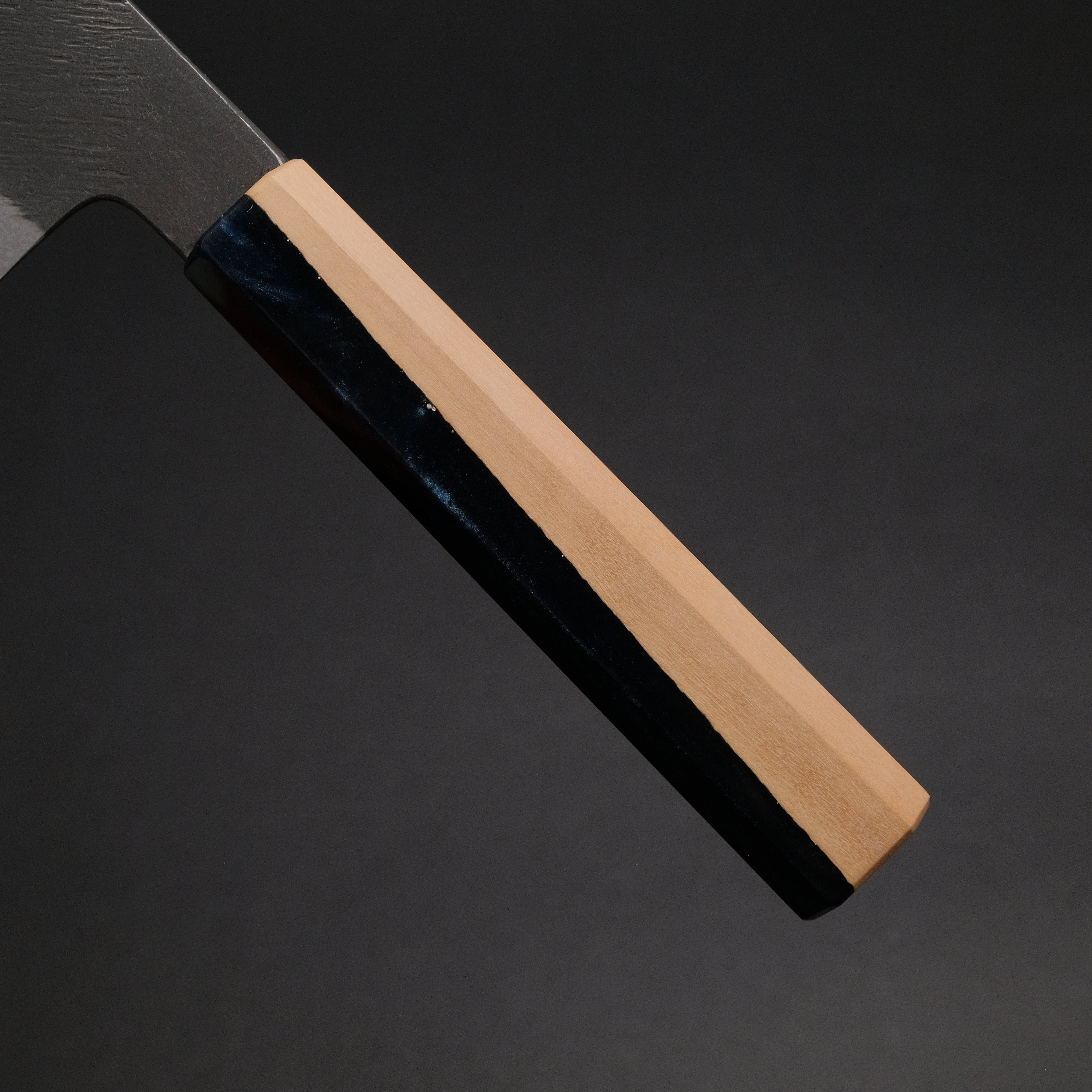 Ajikataya White #2 Matsuba Damascus Nakiri Knife 180mm - Premium Japanese Kitchen Knife with Olive Wood & Resin Handle (#16) - Perfect for Sushi, Vegetables & Precision Cutting