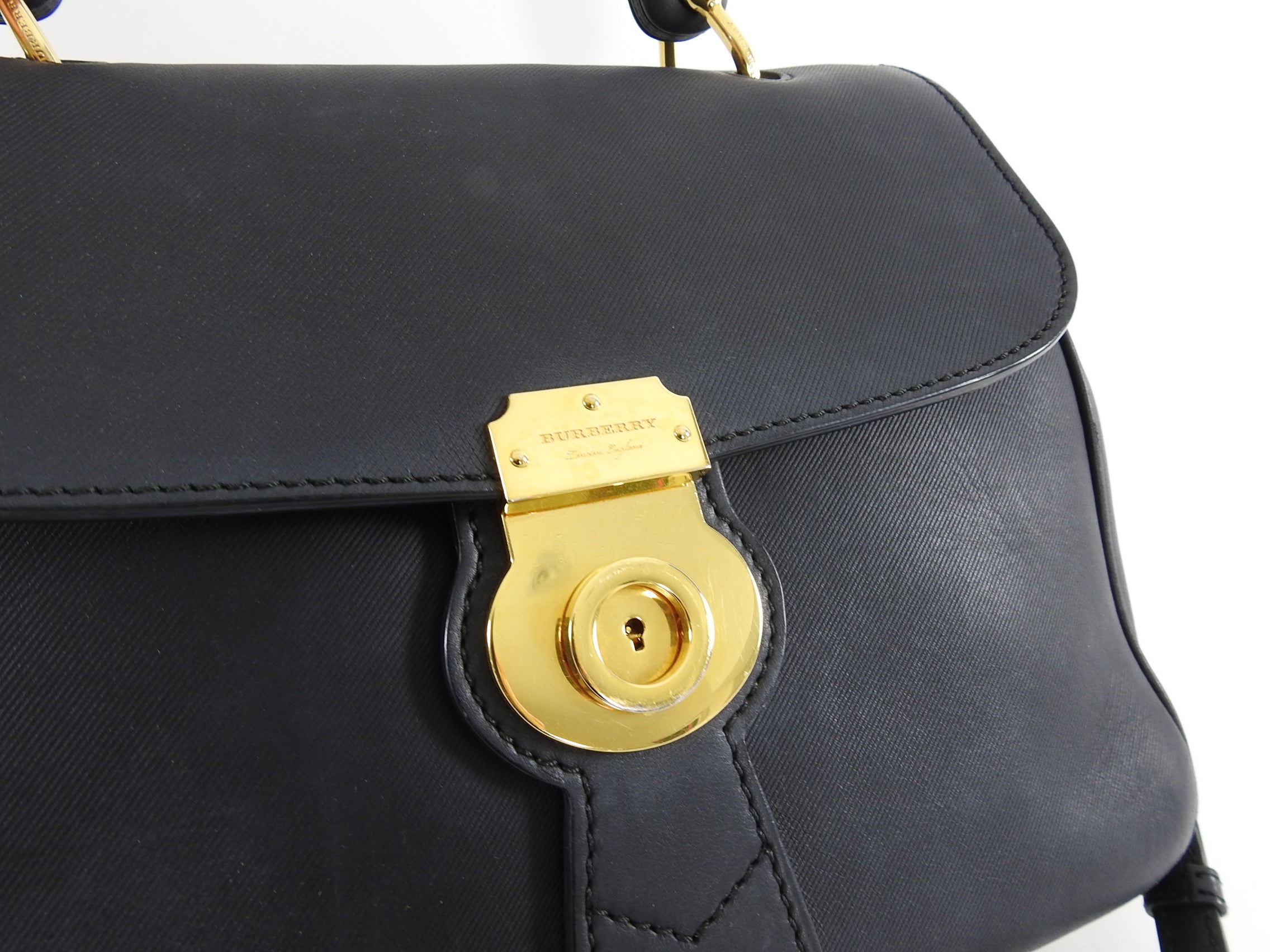 Burberry DK88 Medium Trench Leather Crossbody Bag for Women | Luxury Designer Handbag for Work, Travel & Everyday Use
