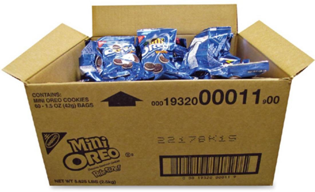 Oreo Minis Snack Packs - Bite-Sized Chocolate Sandwich Cookies - Perfect for Lunchboxes, Parties & On-the-Go Snacking