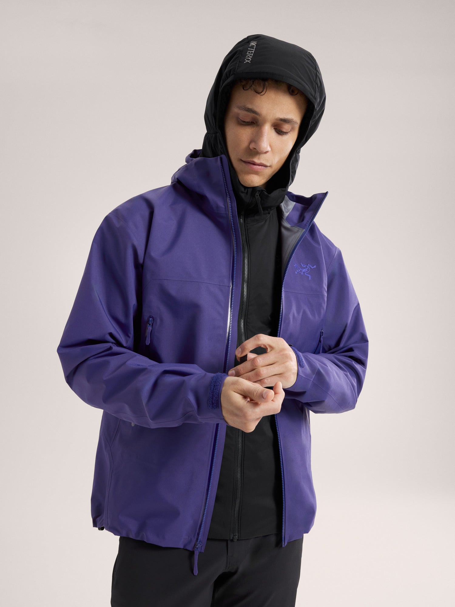 Atom Hoody Men's Lightweight Water-Resistant Hooded Jacket - Perfect for Outdoor Activities, Hiking & Casual Wear