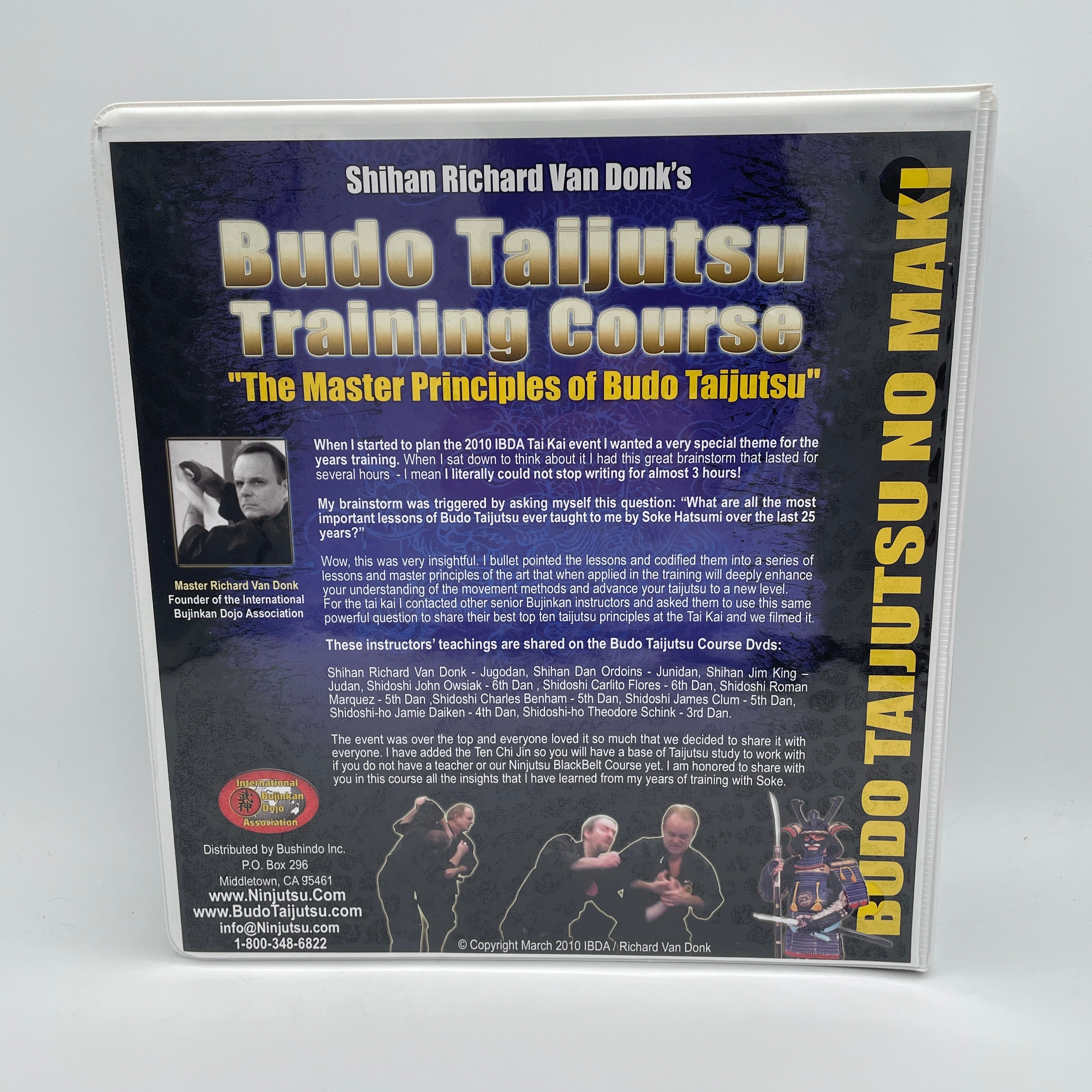 Richard Van Donk Budo Taijutsu Training Course - Learn Authentic Japanese Martial Arts for Self-Defense, Fitness & Personal Growth | Perfect for Home Practice, Dojo Training & Martial Arts Enthusiasts