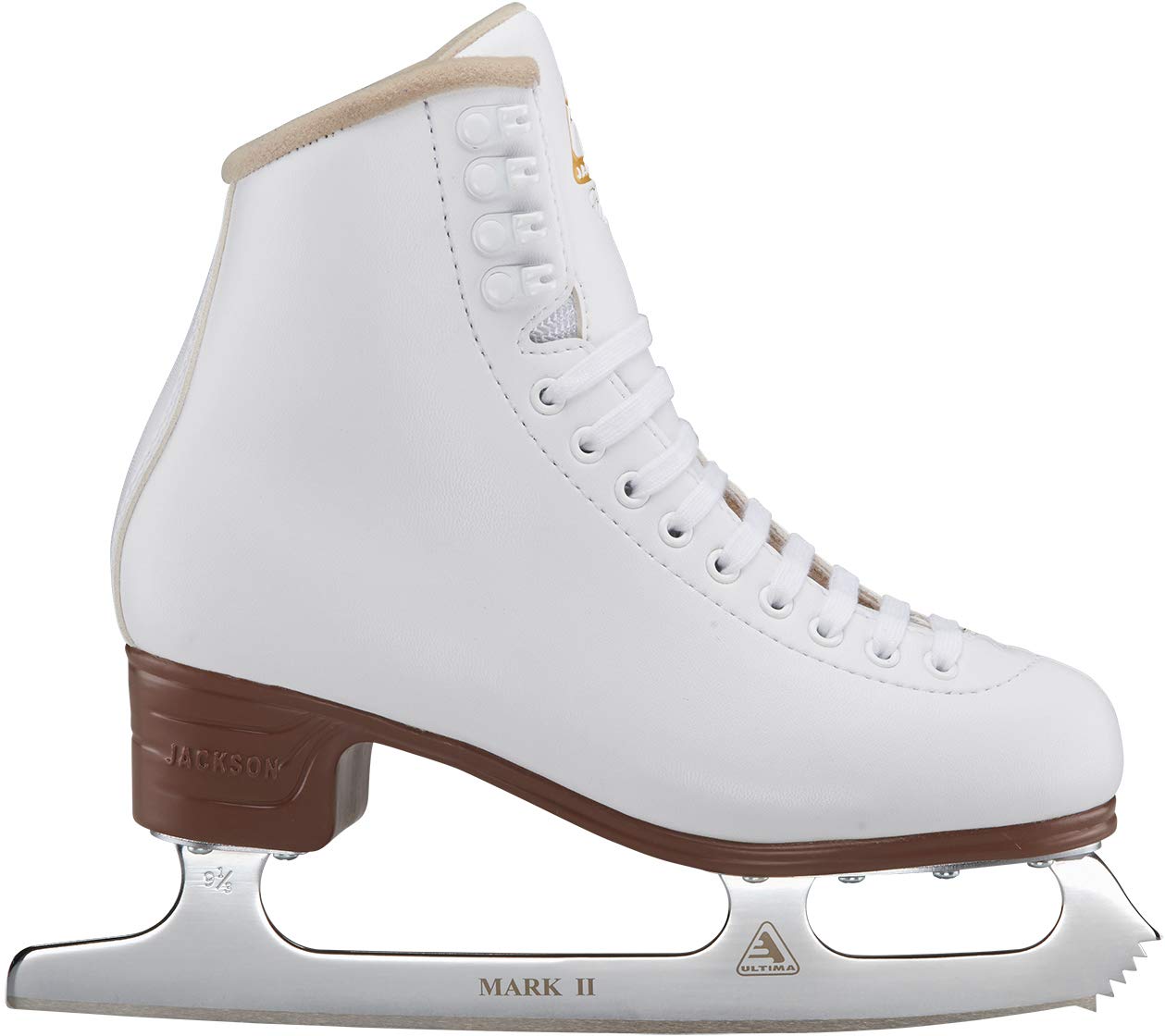 Jackson Ultima Excel JS1294 Women's Ice Skates - Medium Width, Toddler Size 8 (Kids) - Perfect for Figure Skating & Recreational Ice Skating