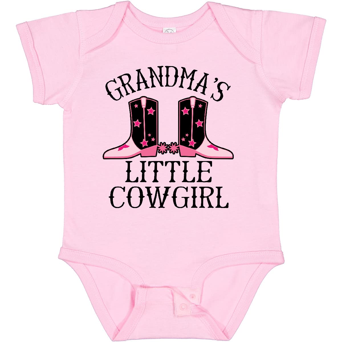 Inktastic Grandma Little Cowgirl Baby Bodysuit - Cute Infant Onesie for Girls - Perfect for Family Photos, Holidays & Cowgirl-Themed Outfits