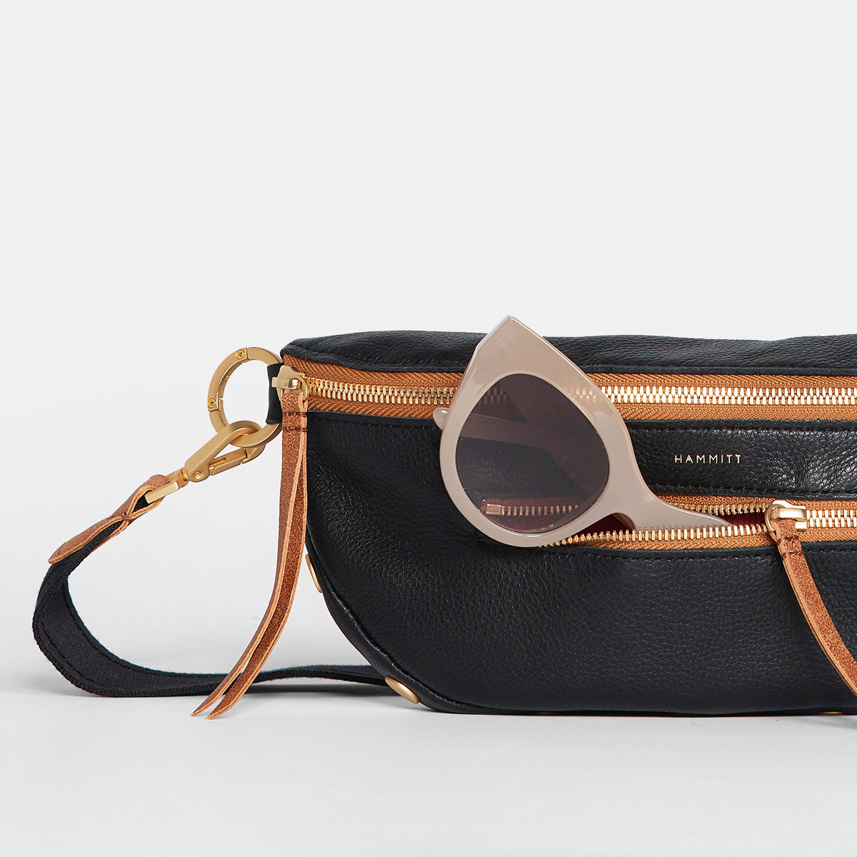 Charles Crossbody Bag for Women | North End/Brushed Gold Leather | Medium Size | Perfect for Work, Travel & Everyday Use
