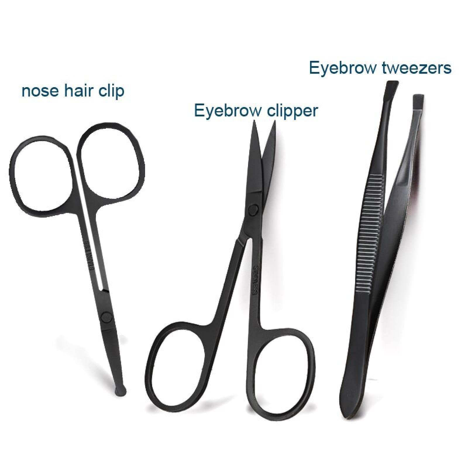 Stainless Steel Nail Clipper & Beauty Tool Set - 7 or 18pc Professional Nail Scissors, Ear Spoon & Manicure Kit for Home Salon Use | Perfect for Nail Care, Pedicures & Personal Grooming
