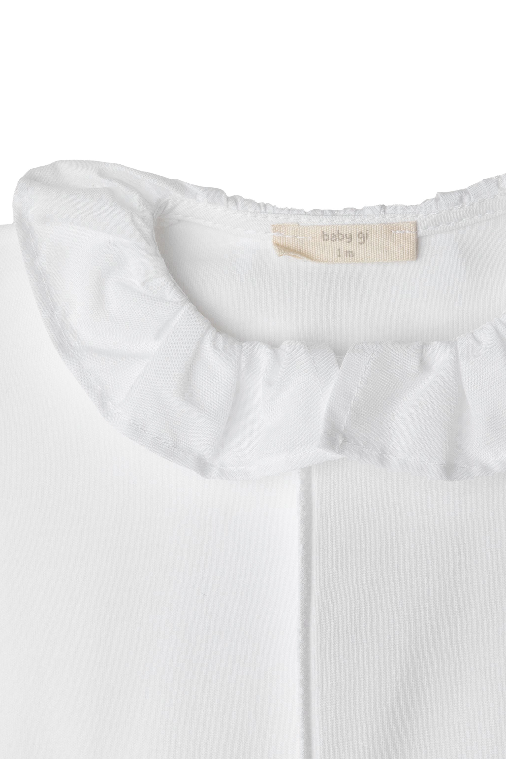 Cotton Angel Wing Ruffle Collar Baby Sleepsuit - Soft & Comfortable Newborn Pajamas for Girls & Boys - Perfect for Bedtime, Photography & Special Occasions