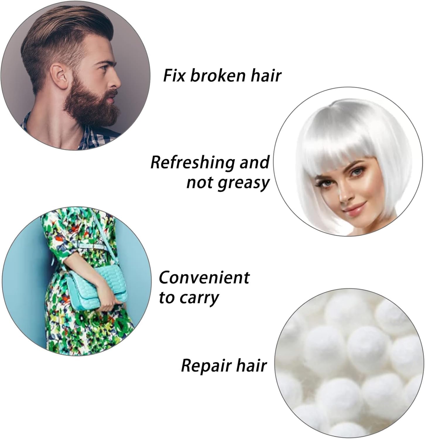 RUBYFACE Hair Wax Stick - 75g Styling Pomade for Flyaways, Frizz & Broken Hair | Perfect for Smoothing, Taming & Finishing - Great for Daily Styling & Salon Looks