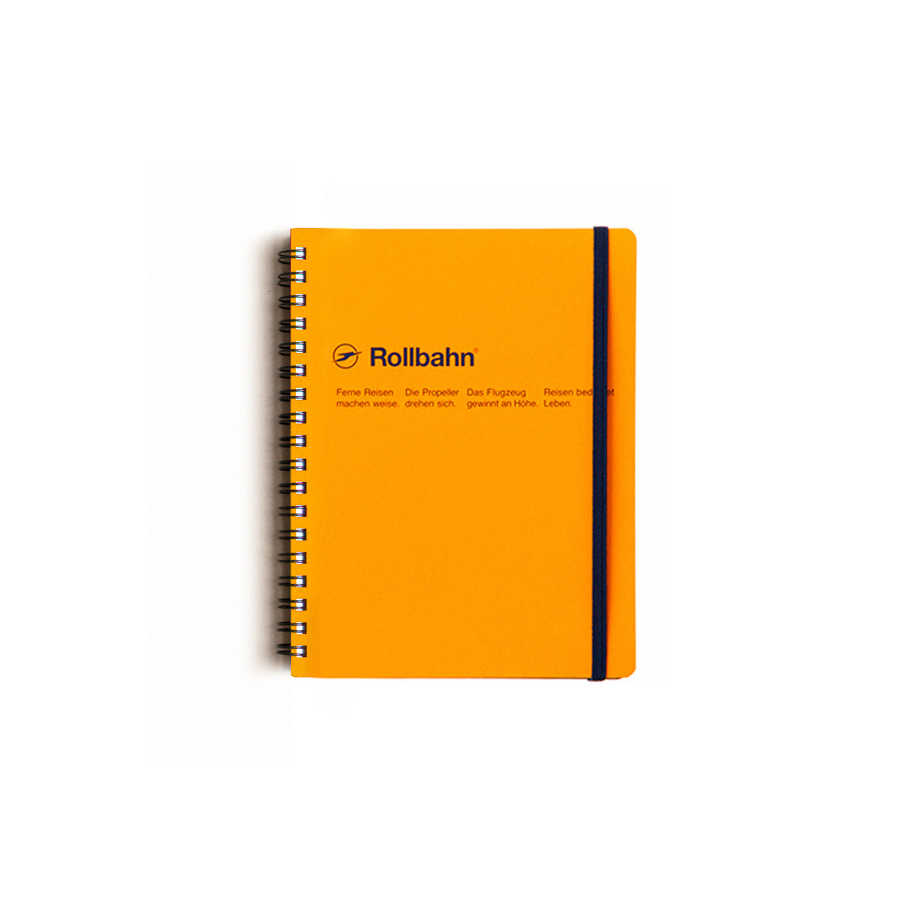 Rollbahn Large Spiral Notebook - A5 Size, 100 Sheets, Durable Cover - Perfect for School, Office & Journaling