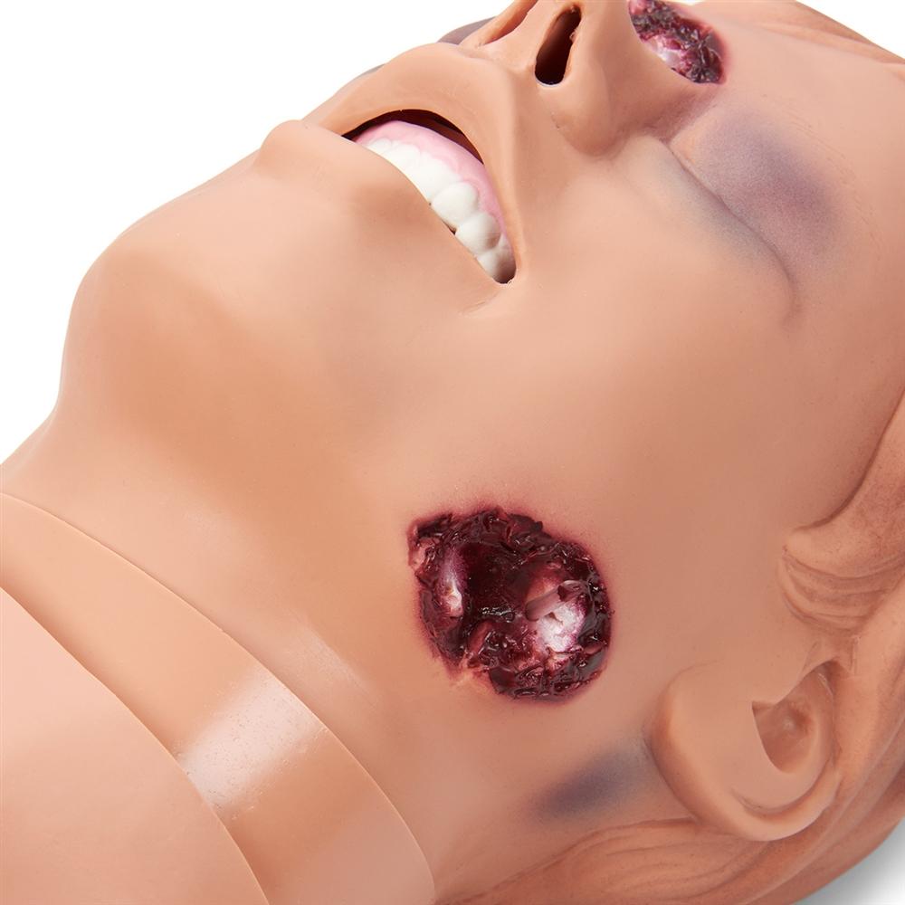 Critical Airway Management Trainer - Advanced Medical Training Manikin for EMT, Paramedics & First Responders - Perfect for CPR, Intubation & Emergency Airway Practice