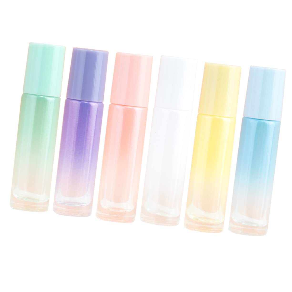ADOCARN 6-Pack Stainless Steel Roller Ball Caps for Essential Oil & Perfume Bottles - Portable Travel-Friendly Glass Roller Applicators for Women & Men - Perfect for Aromatherapy, DIY Blends & On-the-Go Use