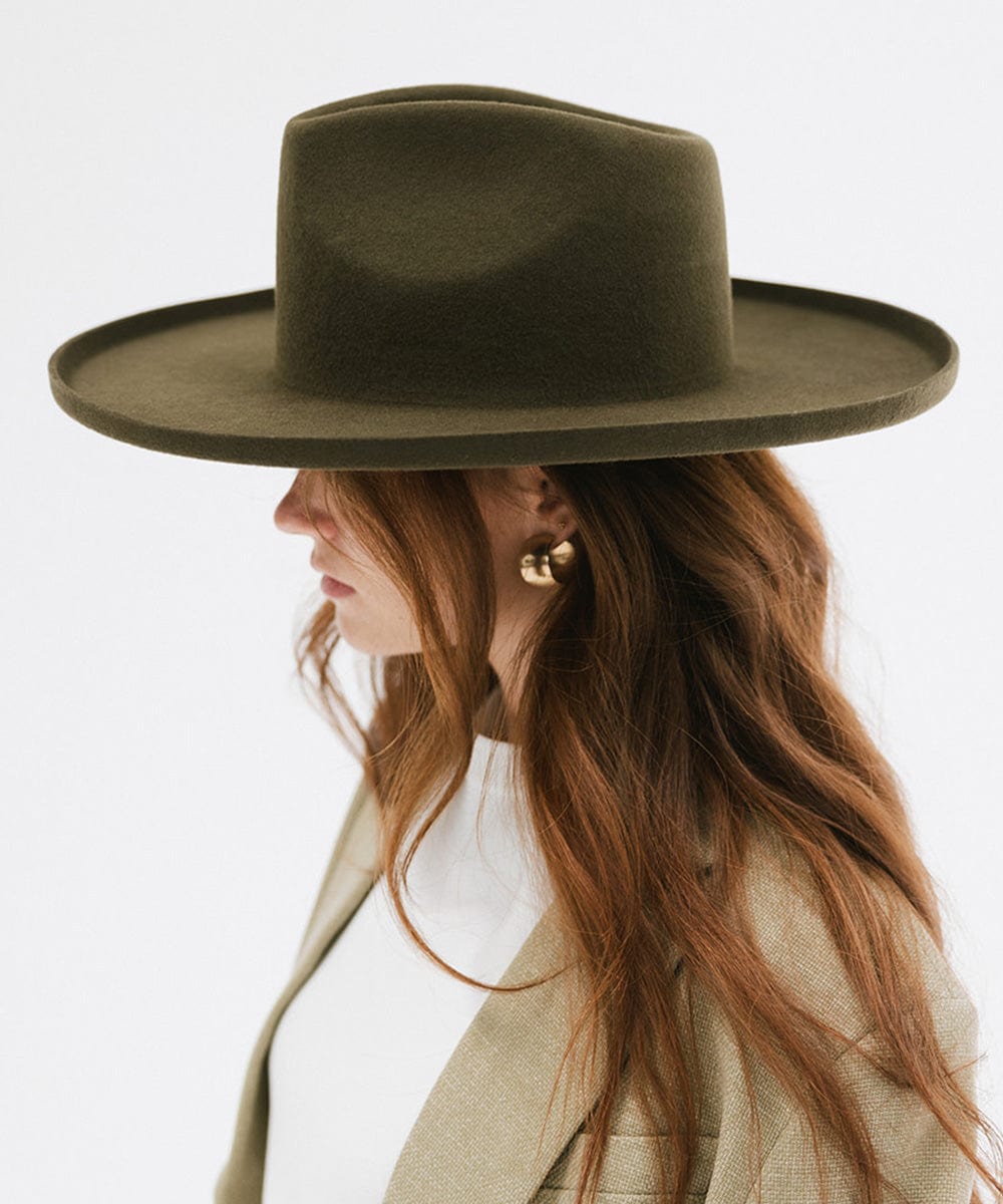 Amelia Pencil Brim Fedora Hat for Women - Stylish Wide Brim Sun Hat for Outdoor, Beach, and Summer Fashion