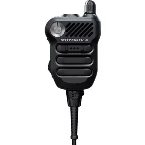Motorola XVE500 PMMN4154ABLK Remote Speaker Microphone - High-Quality Two-Way Radio Accessory for Clear Communication | Perfect for Security, Construction & Outdoor Adventures