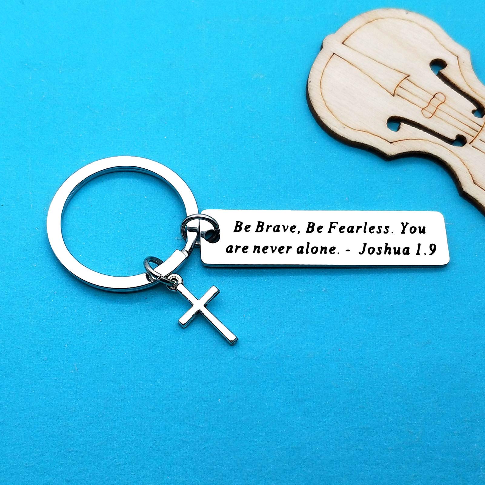 Xiahuyu Christian Keychain - Bible Verse Baptism & Communion Gift - Inspirational Religious Gifts for Women & Men - Perfect for Church Events, Baptism Celebrations & Daily Faith Reminders