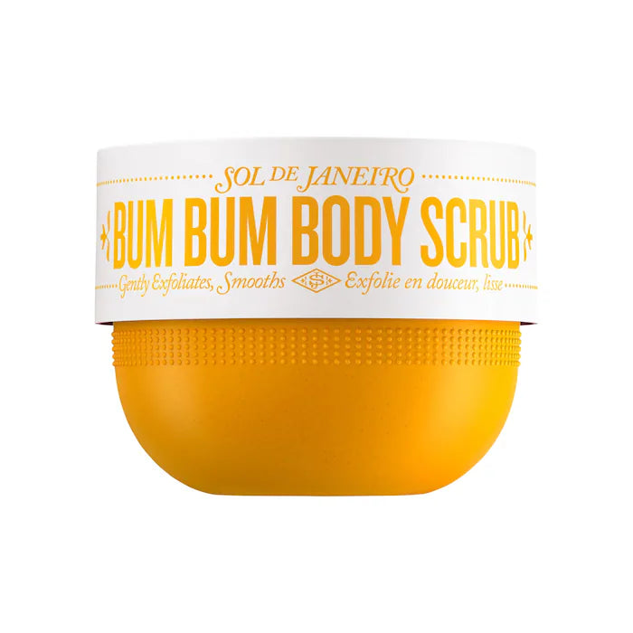 Sol de Janeiro Bum Bum Body Scrub - Exfoliating & Hydrating Body Polish with Coconut Oil & Cupuaçu Butter for Smooth, Glowing Skin | Perfect for Pre-Tanning, Dry Skin Care & Spa Day Self-Care Routine