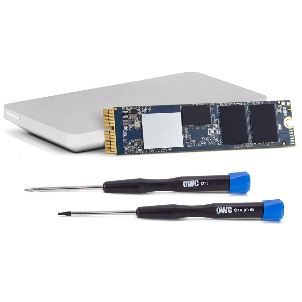 OWC 1TB Aura Pro X2 NVMe SSD Upgrade Kit for MacBook Pro Retina (Late 2013-Mid 2015) & MacBook Air (Mid 2013-Mid 2017) - High-Speed Storage Solution for Video Editing, Gaming & Professional Work