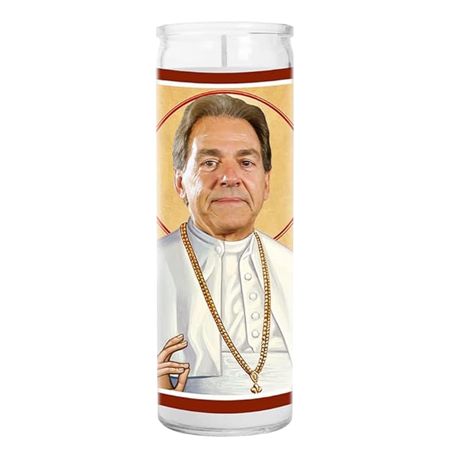 Funny Saint Saban Candles - Handmade Soy Wax in Glass Jar - Perfect Gift for Football Lovers & Home Decor