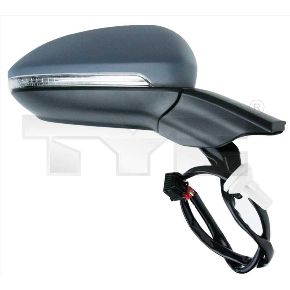 Heated Left Side Wing Mirror for VW Golf VII - OEM Replacement with Aspheric Design - Perfect for Winter Driving & Enhanced Safety