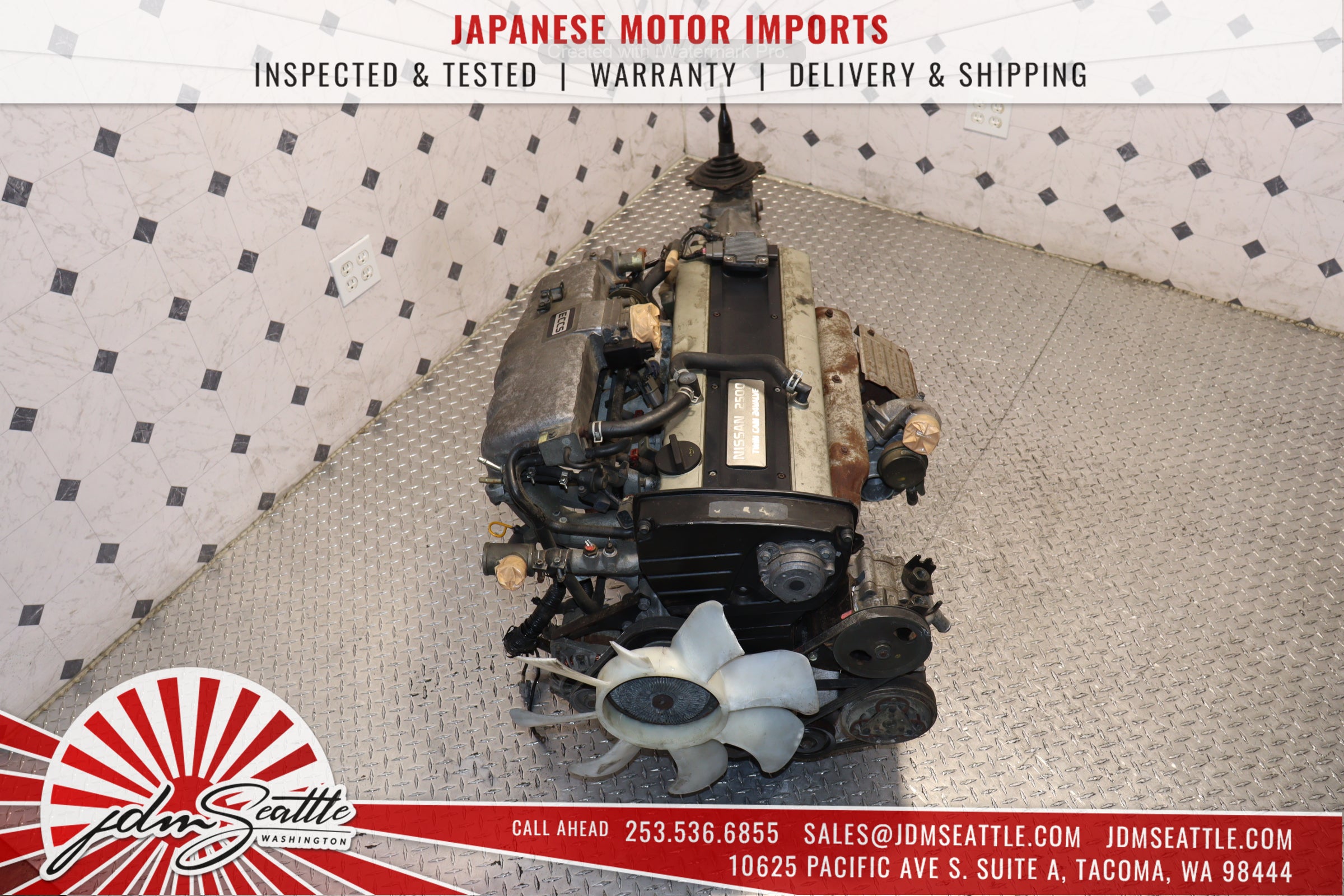 JDM Nissan Skyline GTS RB25DET Turbo RWD Engine R33 5-Speed Transmission RB25 S1 - High Performance Engine Swap for Nissan 240SX, S13, S14, S15 & Drift Cars