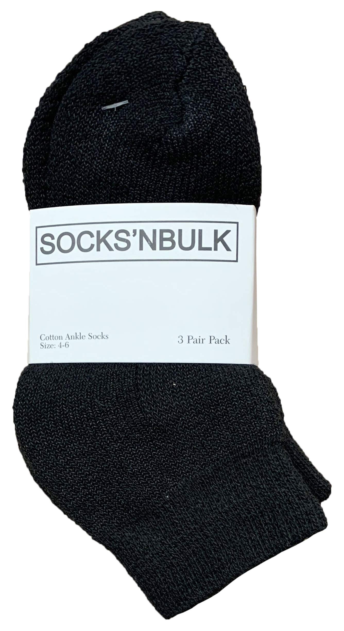 Wholesale Bulk Pack of 60 Pairs Kids Ankle Athletic Sports Socks by Yacht & Smith - Perfect for School, Soccer, Basketball & Daily Wear - SOCKS'NBULK