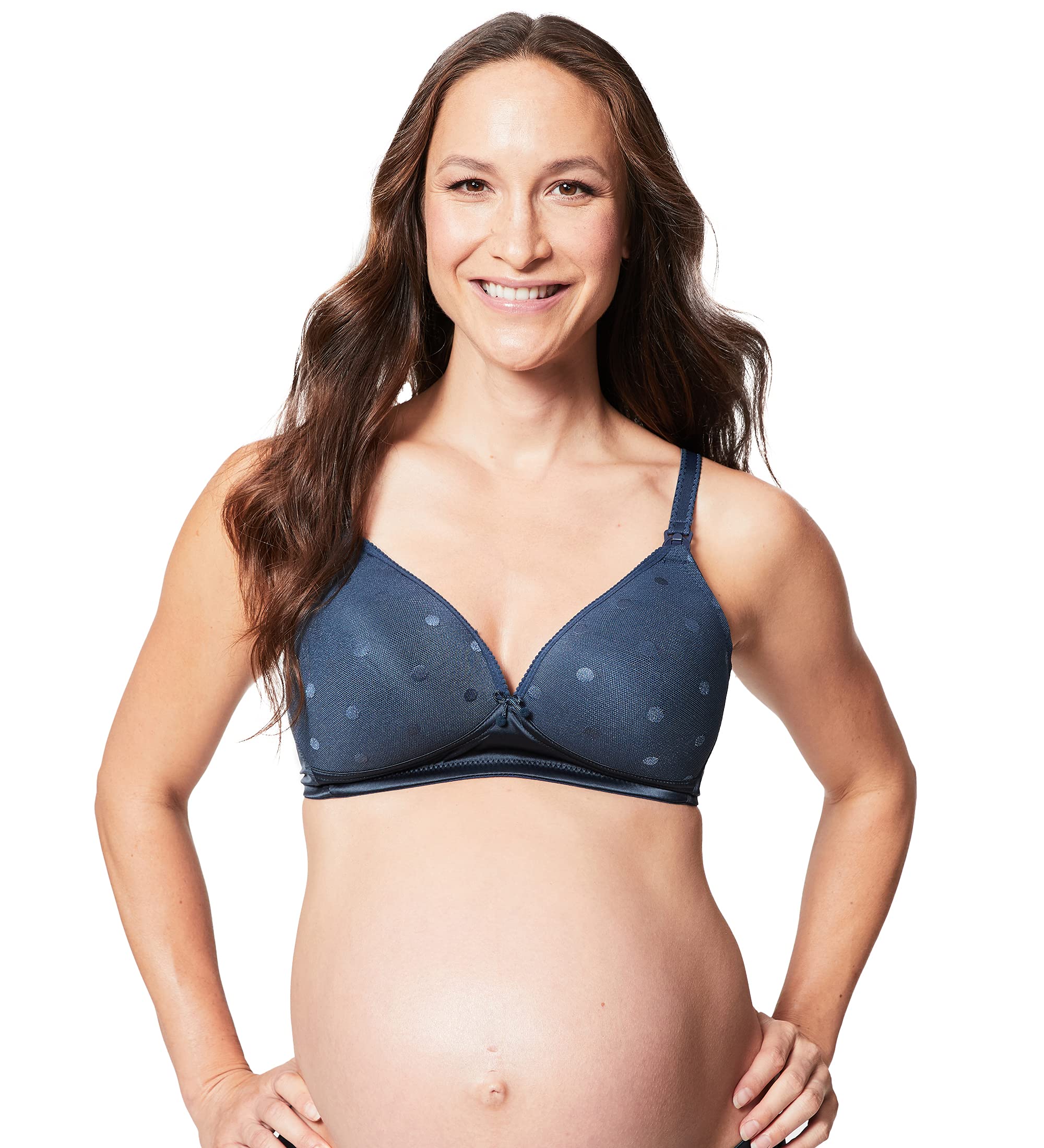 **Wirefree Nursing Bra for Breastfeeding - Cake Maternity Mousse Padded Wireless Bra - Comfortable & Supportive for Pregnancy & Postpartum**    *(Perfect for Daily Wear, Sleeping, and Nursing - Soft & Breathable Maternity Bra for New Moms)*