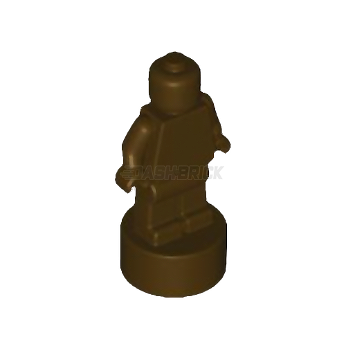 LEGO Minifigure Trophy Statuette - Chocolate Dark Brown [90398] | Award Accessory for LEGO Minifigures | Perfect for LEGO Displays, Competitions & Collectors
