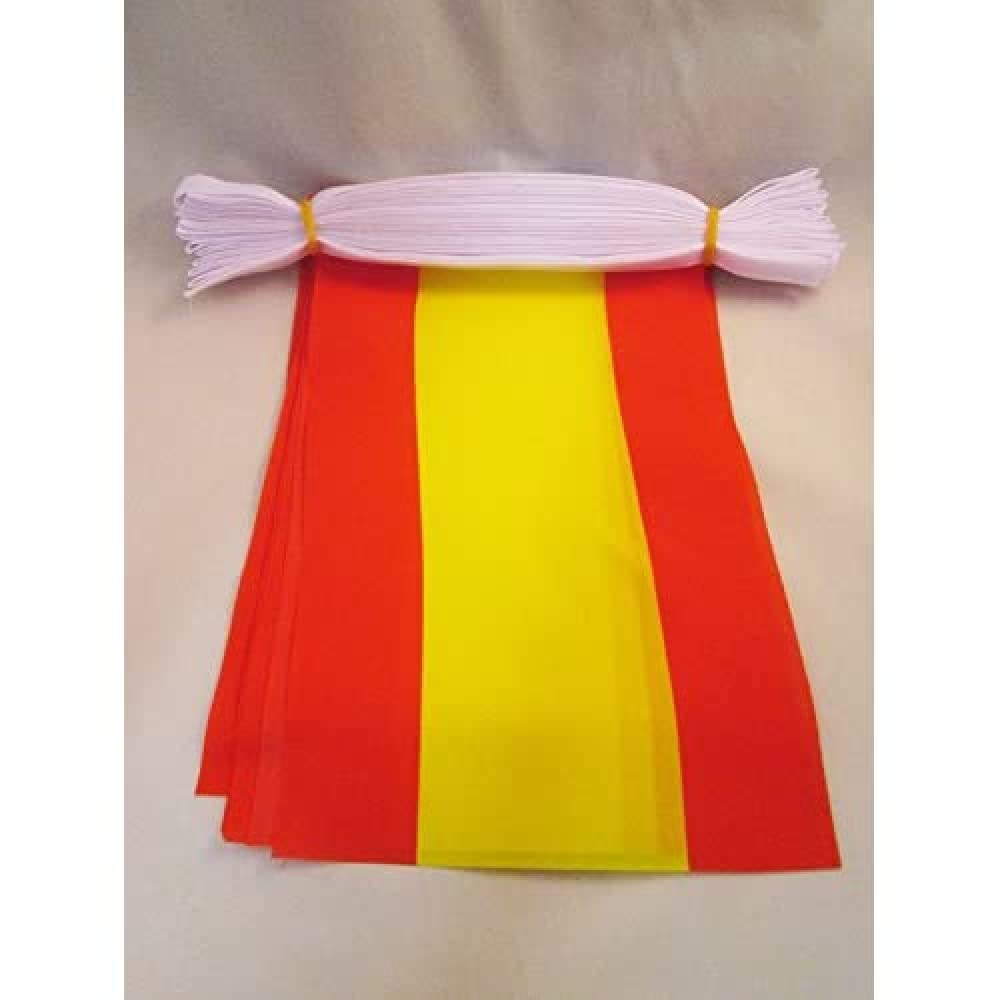 6m Spanish Bunting Flag - 20 Flags 9x6
