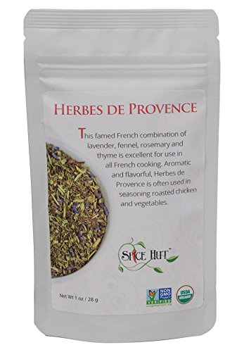 Organic Herbes de Provence Seasoning - Light Floral Herb Blend for Roasted Vegetables, Potatoes & Meats | 1 oz | The Spice Hut | Perfect for French Cooking, Grilling & Gourmet Dishes