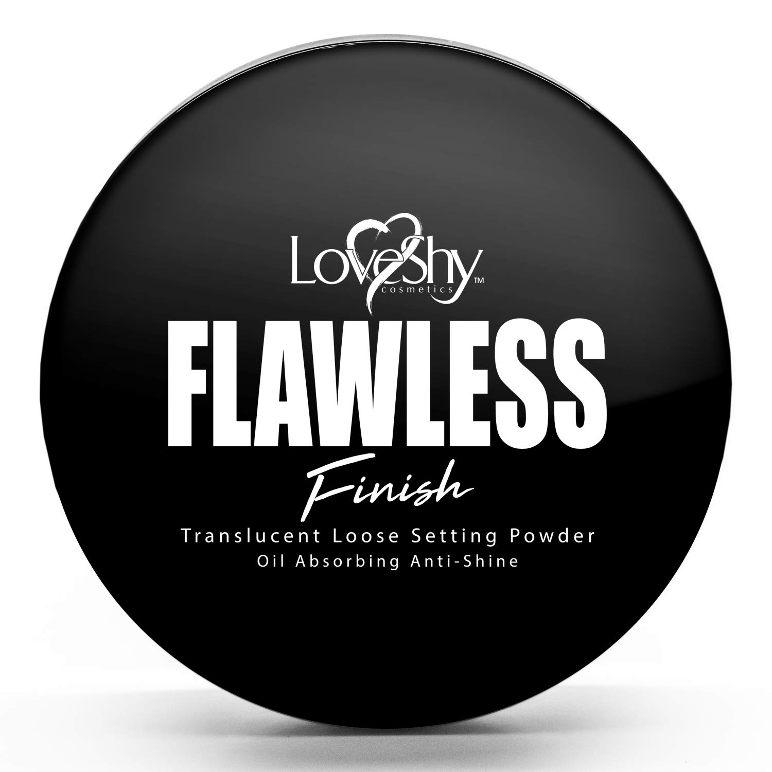 LoveShy Vegan Loose Setting Powder 5g - Translucent Makeup Powder with Sponge | Cruelty-Free & Professional Finish | Perfect for Daily Wear & Photo Shoots