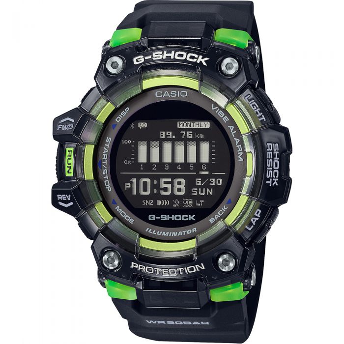 G Shock G Squad GBD100SM-1 Bluetooth Smartwatch - Rugged Fitness Tracker with Heart Rate Monitor & Step Counter - Perfect for Outdoor Sports, Running & Gym Workouts